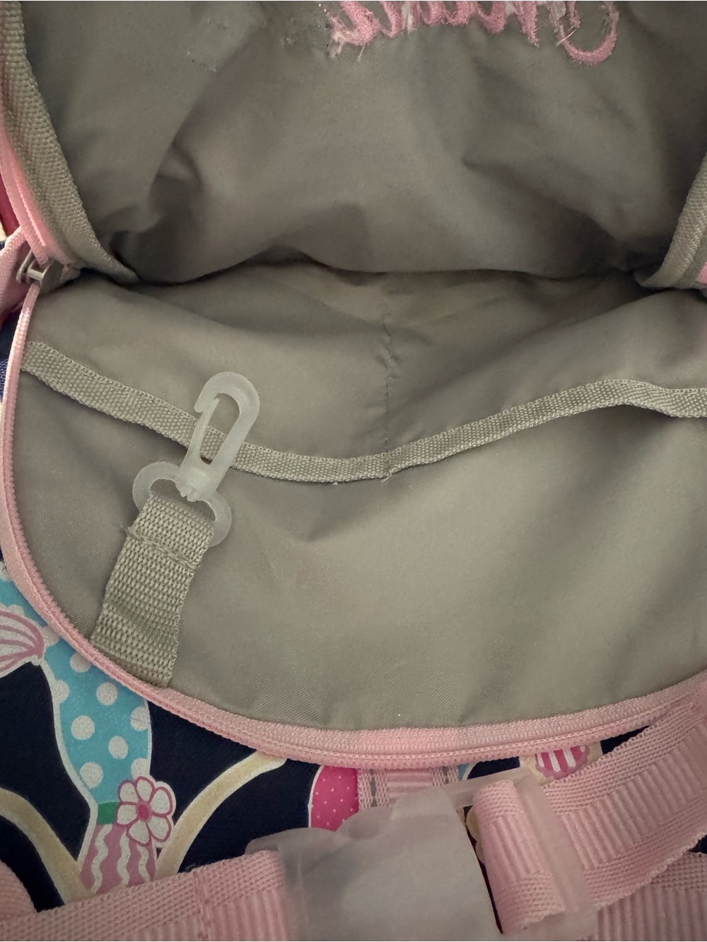 Pottery Barn Kids Mermaid Backpack with Name Madi Engraved - Picture 4 of 7